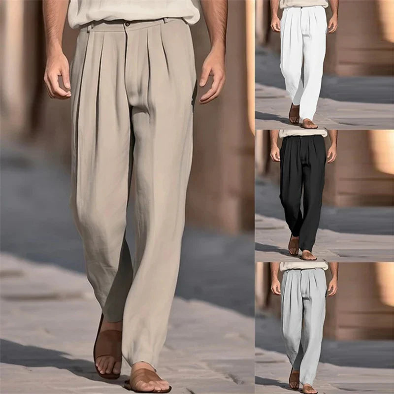 Sebastian | Pantalones informales de lino