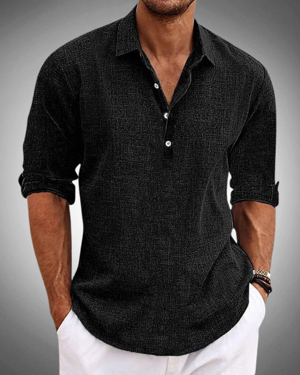 Javier | Camisa clásica de algodón