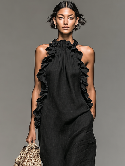 Malu | Vestido Maxi con Bolsillos