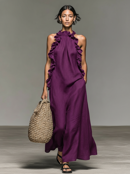 Malu | Vestido Maxi con Bolsillos