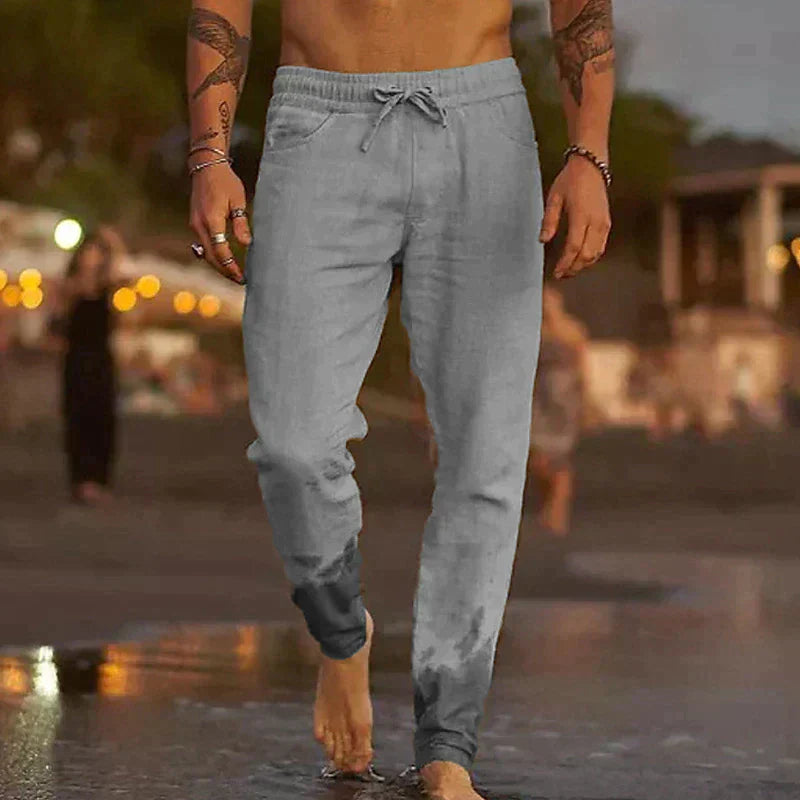 Simón | Pantalones de playa de lino