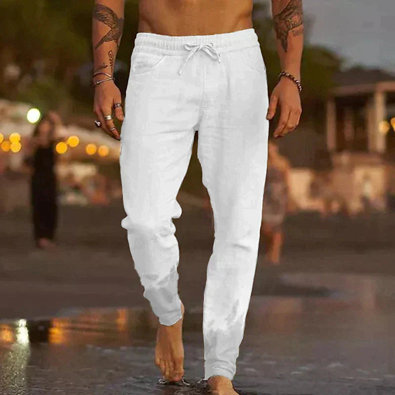 Simón | Pantalones de playa de lino