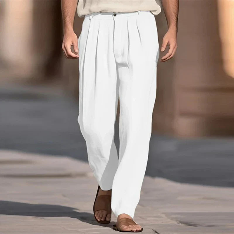Sebastian | Pantalones informales de lino