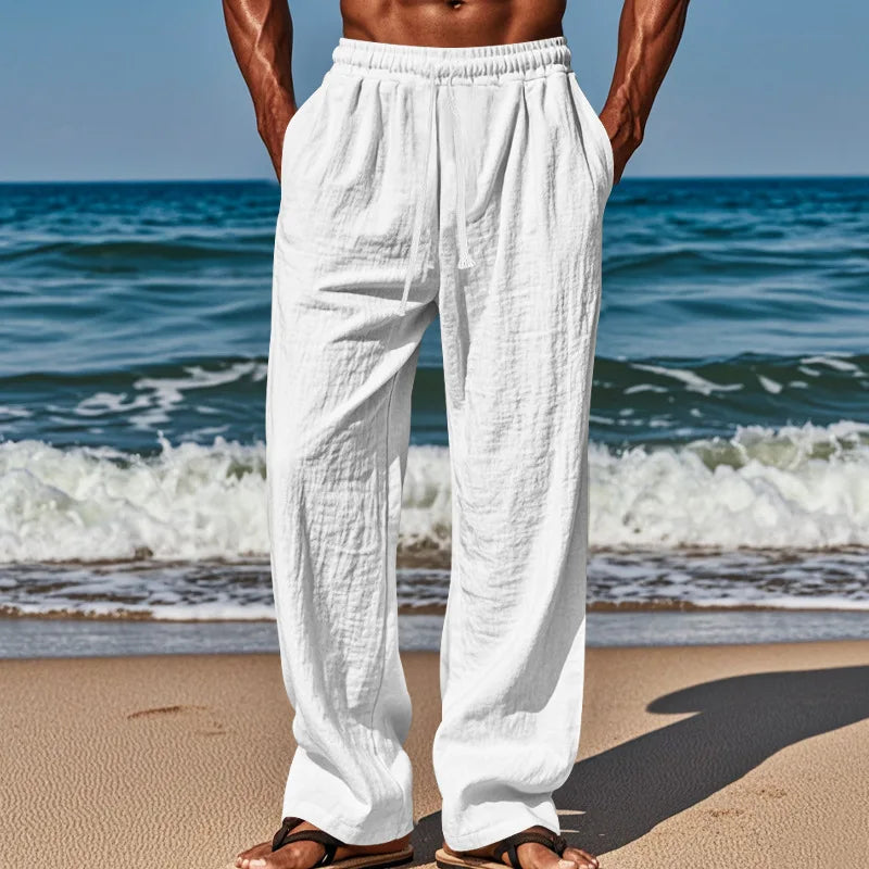 Héctor | Pantalones cómodos de lino