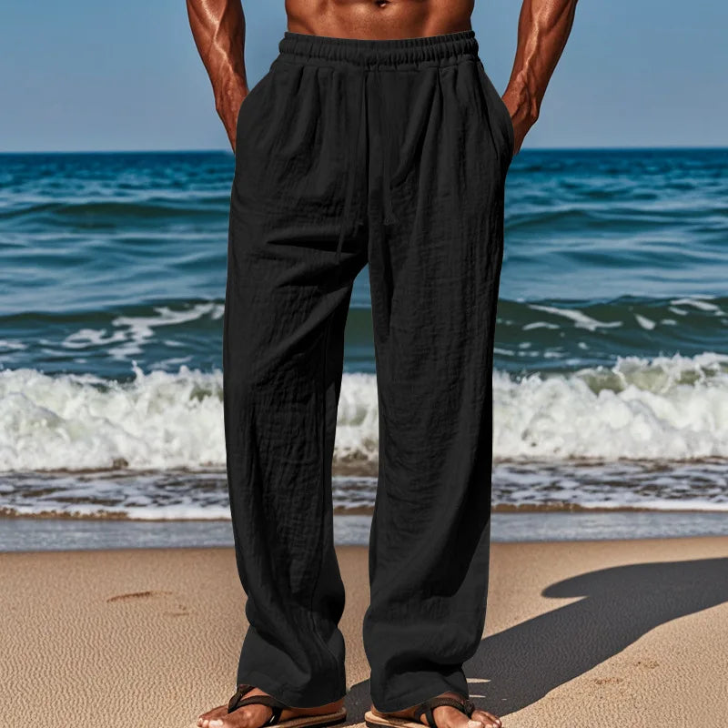 Héctor | Pantalones cómodos de lino