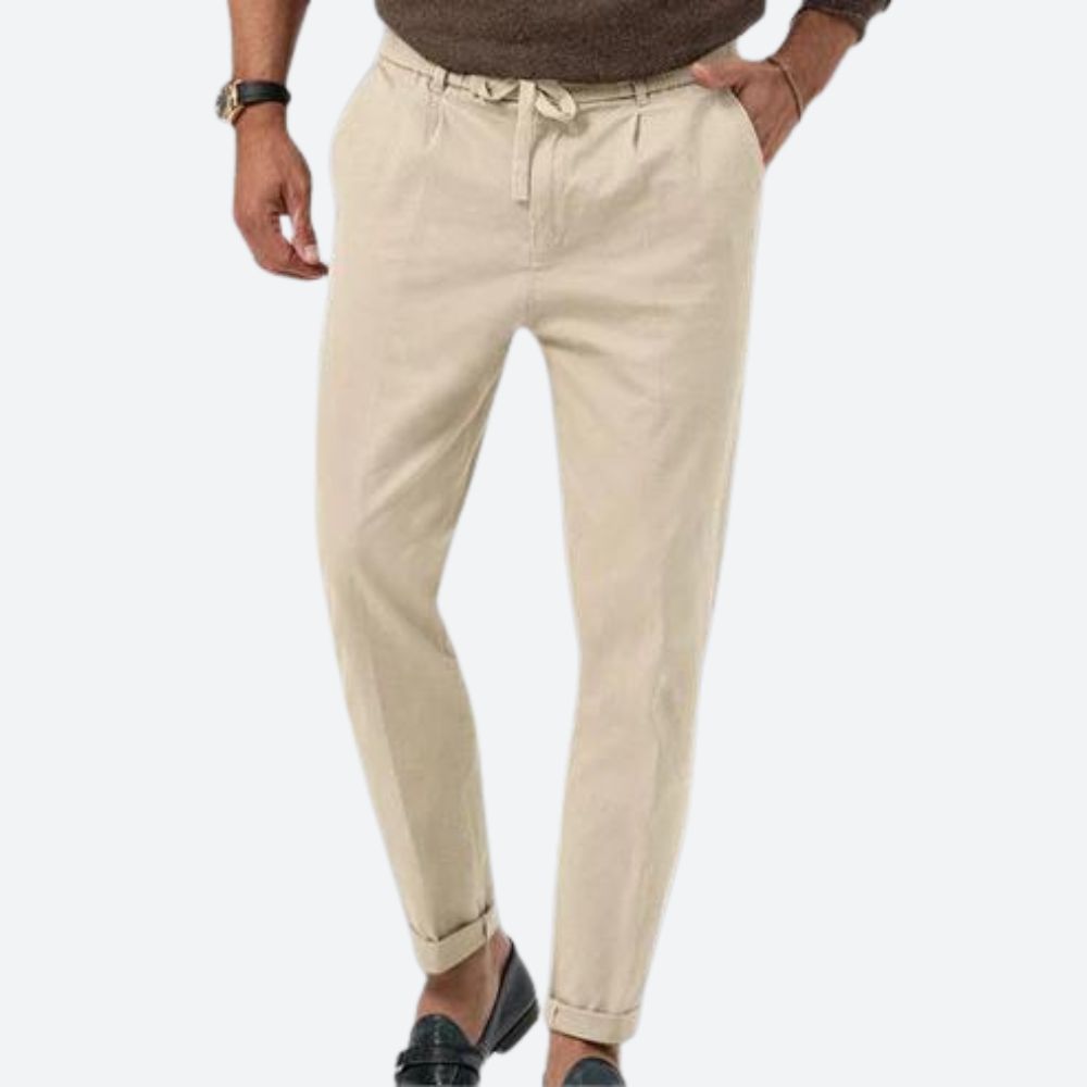 Renato | Pantalones informales de lino
