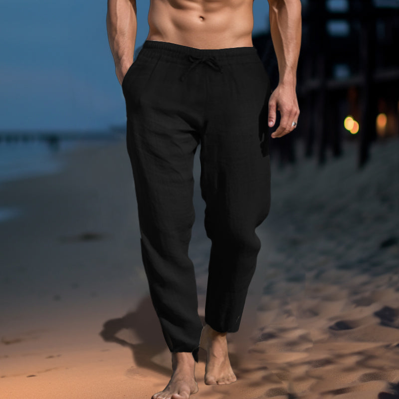 Leo | Pantalones de lino Corfu