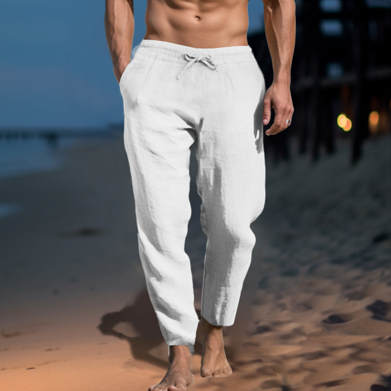 Leo | Pantalones de lino Corfu
